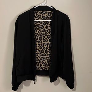 Stella and dot, reversible bomber style jacket.
